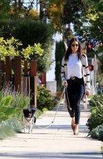 NINA DOBREV Out with Maverick in Los Angeles 04/11/2020