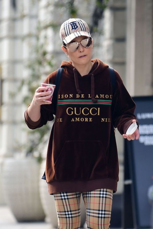 NOOMI RAPACE Out Shopping at Planet Organic in London 04/09/2020