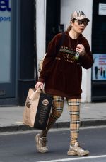 NOOMI RAPACE Out Shopping at Planet Organic in London 04/09/2020