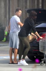 OKSANA RYKOVA and David Charvet Shopping in Malibu 04/26/2020