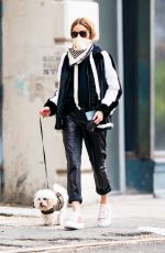 OLIVIA PALERMO Out with Her Dog in New York 04/28/2020