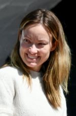 OLIVIA WILDE Makeup-free Out in Silverlake 04/14/2020
