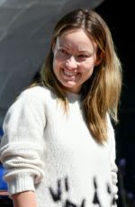 OLIVIA WILDE Makeup-free Out in Silverlake 04/14/2020