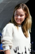 OLIVIA WILDE Makeup-free Out in Silverlake 04/14/2020