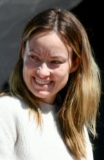 OLIVIA WILDE Makeup-free Out in Silverlake 04/14/2020