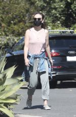 OLIVIA WILDE Out and About in Santa Monica 04/14/2020
