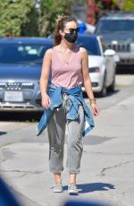 OLIVIA WILDE Out and About in Santa Monica 04/14/2020
