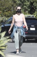 OLIVIA WILDE Out and About in Santa Monica 04/14/2020