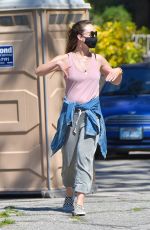 OLIVIA WILDE Out and About in Santa Monica 04/14/2020