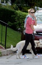 OLIVIA WILDE Out with Her Dog in Los Angeles 04/02/2020