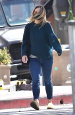 OLIVIA WILDE Wearing a Black Face Mask Out in Los Angeles 04/03/2020