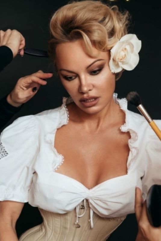 PAMELA ANDERSON at a Photoshoot, April 2020