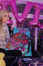 PARIS HILTON Builds Her DJ Set and Performs at Her Home in Los Angeles 04/14/2020