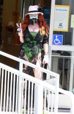 PHOEBE PRICE Out and About in Los Angeles 04/21/2020