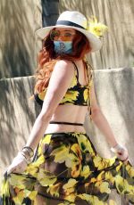PHOEBE PRICE Out in Beverly HIlls 04/23/2020