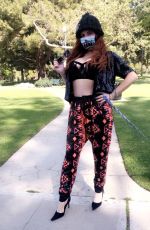 PHOEBE PRICE Out in West Hollywood 04/04/2020