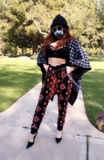 PHOEBE PRICE Out in West Hollywood 04/04/2020
