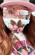 PHOEBE PRICE Waring New Custom Made Mask 04/06/2020