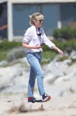 PORTIA DE ROSSI Out on the Beach in Los Angeles 04/16/2020