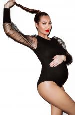 Pregnant CHLOE GOODMAN at a Photoshoot 04/17/2020