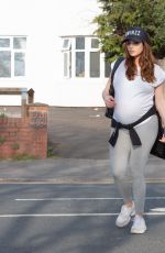 Pregnant CHLOE GOODMAN Out in Hove 04/10/2020