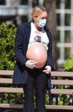 Pregnant CHLOE SEVIGNY and Sinisa Mackovic Wearing Mask Out in New York 04/28/2020