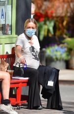 Pregnant CHLOE SEVIGNY and Sinisa Mackovic Wearing Mask Out in New York 04/28/2020
