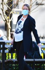 Pregnant CHLOE SEVIGNY and Sinisa Mackovic Wearing Mask Out in New York 04/28/2020