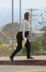 Pregnant LEIGHTON MEESTER Out and About in Los Angeles 04/02/2020