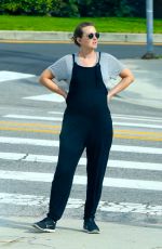 Pregnant LEIGHTON MEESTER Out in Los Angeles 04/01/2020