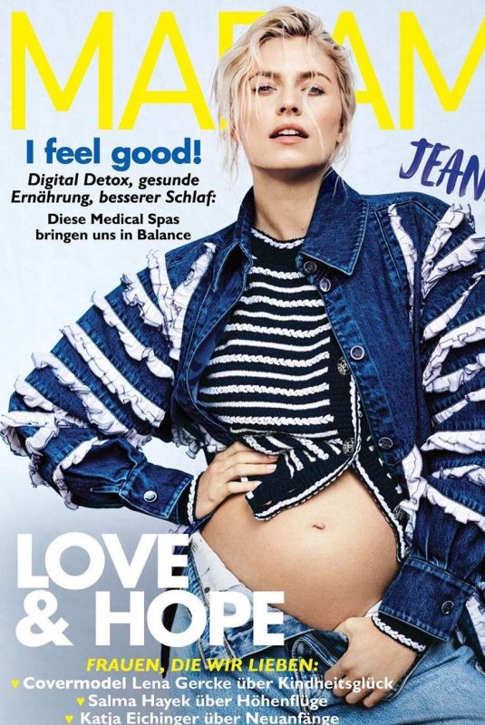 Pregnant LENA GERCKE for Madame Magazine, Germany May 2020