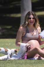 Pregnant RACHEL MCCORD in Bikini Out in Los Angeles 04/232/2020