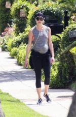 Pregnant STACY KEIBLER Out and About in Beverly Hills 04/02/2020
