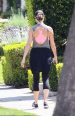 Pregnant STACY KEIBLER Out and About in Beverly Hills 04/02/2020