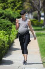 Pregnant STACY KEIBLER Out and About in Beverly Hills 04/02/2020