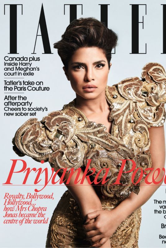 PRIYANKA CHOPRA in Tatler Magazine, UK May 2020