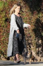 RACHAEL TAYLOR Out with Her Dog in Los Angeles 04/15/2020