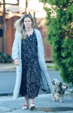 RACHAEL TAYLOR Out with Her Dog in Los Angeles 04/15/2020