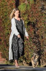 RACHAEL TAYLOR Out with Her Dog in Los Angeles 04/15/2020