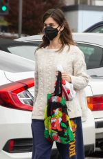RANEY QUALLEY Wearing a Mask at Vons Market in Los Angeles 04/10/2020