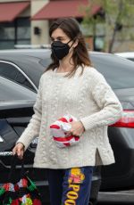 RANEY QUALLEY Wearing a Mask at Vons Market in Los Angeles 04/10/2020