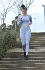 REBECCA GORMLEY Workout at Royal Quays in Newcastle 04/09/2020