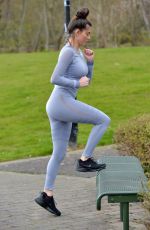 REBECCA GORMLEY Workout at Royal Quays in Newcastle 04/09/2020