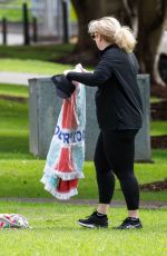 REBEL WILSON Training at a Park and then Shopping in Sydney 04/07/2020