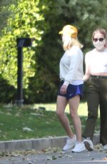 REESE WITHERSPOON and AVA PHILLIPPE Wearin Masks Out in Brentwood 04/19/2020