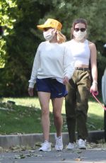 REESE WITHERSPOON and AVA PHILLIPPE Wearin Masks Out in Brentwood 04/19/2020
