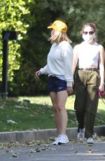 REESE WITHERSPOON and AVA PHILLIPPE Wearin Masks Out in Brentwood 04/19/2020
