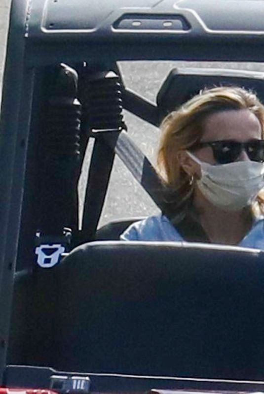 REESE WITHERSPOON Out in ATV with a Friend in Malibu 04/26/2020