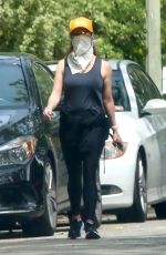REESE WITHERSPOON Out Jogging in Brentwood 03/31/2020