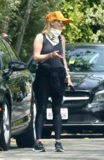 REESE WITHERSPOON Out Jogging in Brentwood 03/31/2020